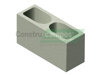 Bloco Estrutural Classe A 14x19x39 - ConstruCampos