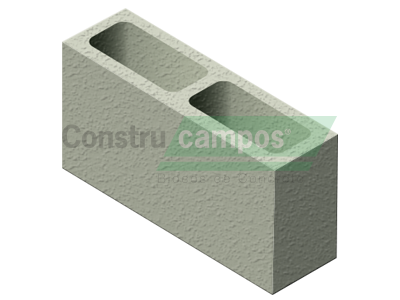 Bloco Estrutural Classe A 11,5x19x39 - ConstruCampos