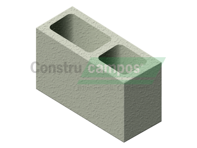 Bloco Estrutural Classe A 14x19x34 - ConstruCampos