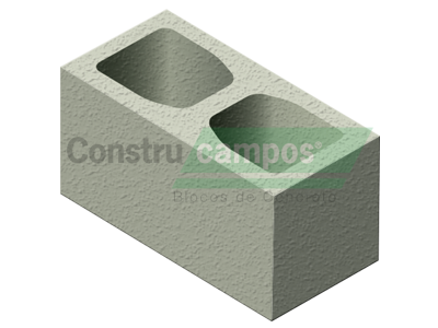Bloco ESTRUTURAL CLASSE A 19X19X39 - ConstruCampos